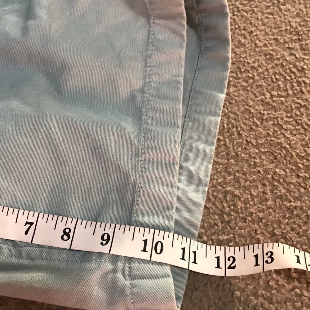 J Crew Chino Shorts Size 00 Mint Green 100% Cotton - Picture 6 of 11